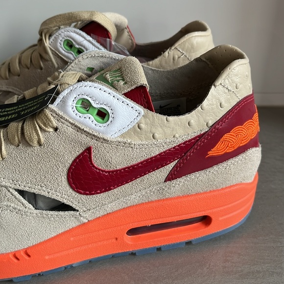 Nike Air Max 1 CLOT Kiss of Death Net Multi Sneakers - Picture 9 of 12